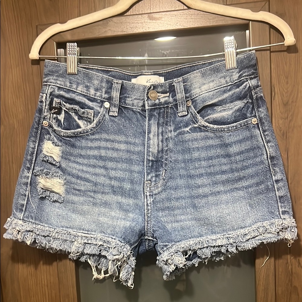 Denim Distressed Women Shorts